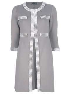 Charlott Pearl Embellished Coat   Delloglio   farfetch 