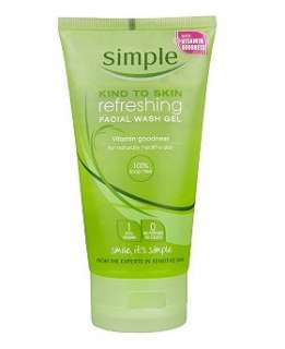 Simple Kind To Skin Refreshing Facial Wash Gel 150ml   Boots
