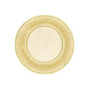    Moiree Gold 10 inch Paper Christmas Party Plates