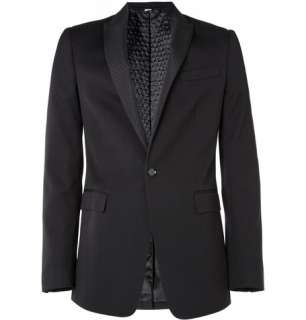    Dinner jackets  Dinner Suit Jacket with Embroidered Lapels