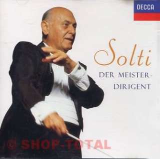 CD SOLTI   Der Meisterdirigent (DECCA)  