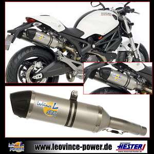 Auspuff LeoVince LV ONE Inox Ducati Monster 696 08   