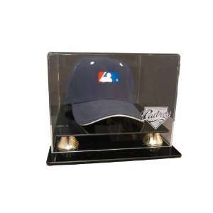  San Diego Padres Cap Case, Gold Risers