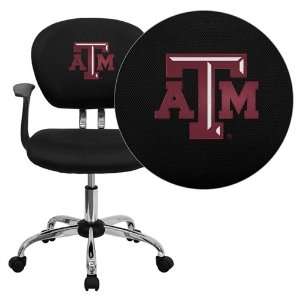 Flash Furniture Texas A&M University Aggies Embroidered Black Mesh 