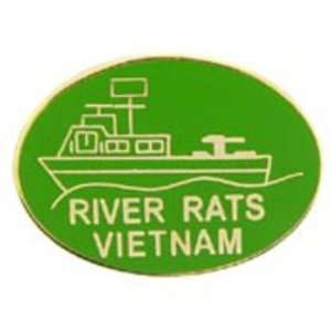  Vietnam River Rats Pin Green 1 Arts, Crafts & Sewing