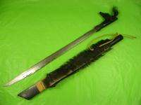 SARAWAK Malaysian Borneo MANDAU Headhunters Sword Knife  
