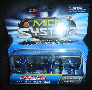 NEW MICRO SYSTEMZ DIECAST MINIATURE POLICE VEHICLES  