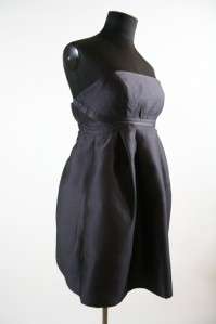 NEW 2011 Winter AUTH TIBI Strapless Jacquard Grey Dress 0 $350  