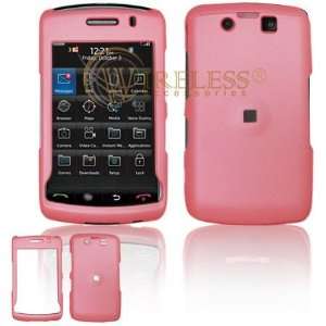  BlackBerry Storm2 9550 PDA Cell Phone Rubber Feel Pink 