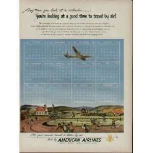 calendar   Youre looking at a good time to travel by air  1948 
