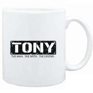  Mug White  Tony  THE MAN   THE MYTH   THE LEGEND  Male 