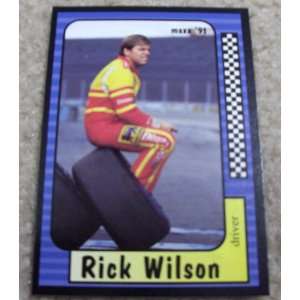    1991 Maxx Rick Wilson # 8 Nascar Racing Card