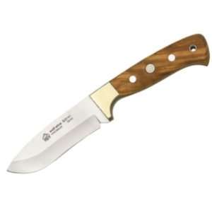   Wolf Fixed Blade Knife with Olive Wood Handles