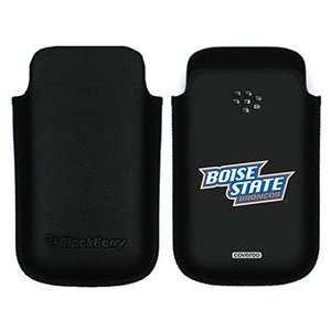  Boise State Broncos on BlackBerry Leather Pocket Case 