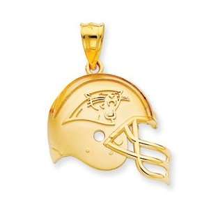  14K Gold Carolina Panthers Helmet Charm [Jewelry]