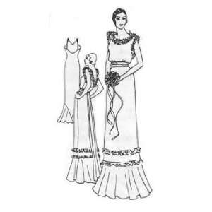  1929 1931 Wedding Gown Pattern 