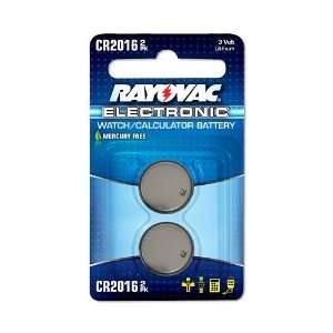    Rayovac 2 pk. CR2016 Button Cell Lithium Batteries Electronics