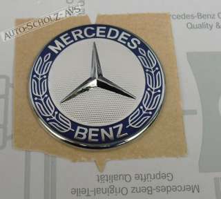 orig Mercedes Benz Stern Emblem Zeichen Aufkleber Chrom  