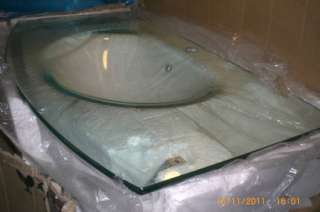Neues Waschbecken aus Glas in Saarland   Wallerfangen  Badezimmer 