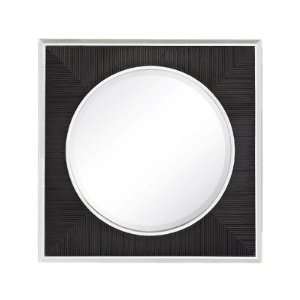  Majestic Mirror Contemporary Beveled Mirror in Silver and 