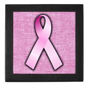  Keepsake Box Black Breast Cancer Pink Ribbon Everything 
