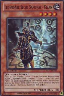 Yu Gi Oh Legendäre Sechs Samurai   Kizan STOR DE020 SR  