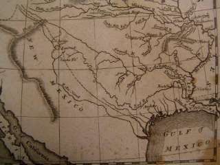 Missouri Territory formerly Louisiana 1817 Carey antique map Lewis 