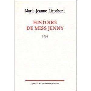  histoire de miss Jenny 1764 (9782911571558) Books