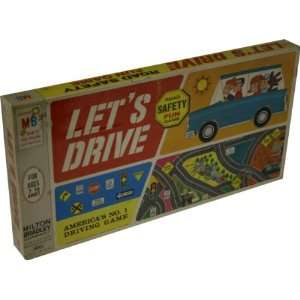 Lets Drive Road Safety Fun Game (1969) Milton Bradley 