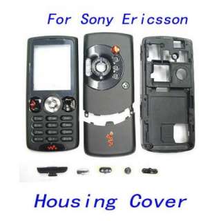 Housing Cover For Sony Ericsson w810 w810i Black 1/2  
