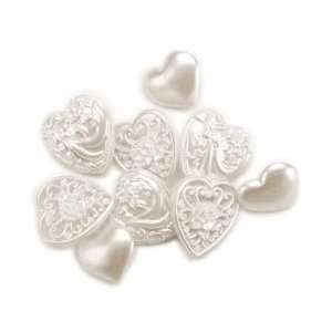 Blumenthal Lansing Favorite Findings Buttons Victorian Hearts 8/Pkg 