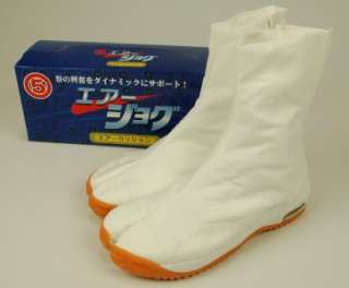 Japanese White Tabi Boots MARUGO Air JOG 6 Kohaze 25cm  
