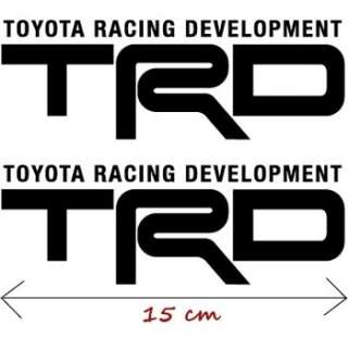 2X Racing Tuning AUFKLEBER ~ TRD Toyota Racing Decal  