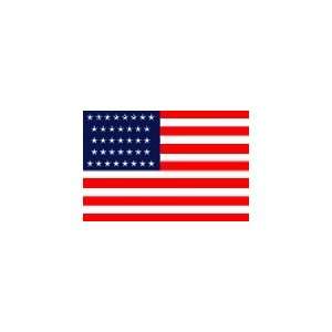  Historical 37 Star United States Flag, 4 x 6 Endura 