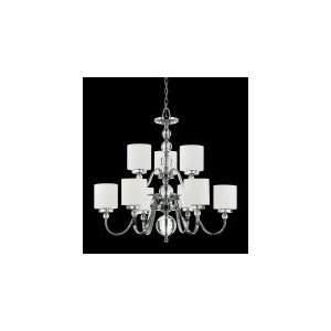  Quoizel DW5009C Downtown 9 Light Two Tier Chandelier in 
