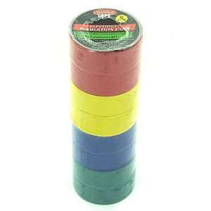  10 Packs of 8 Colored Insulation Tape