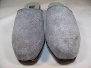 SALPY Mia Grey Mules Retails $255 Womens Shoes Size 8 B215  