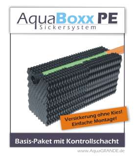 AquaBOXX PE Basis Paket Versickerung Sickerbox  