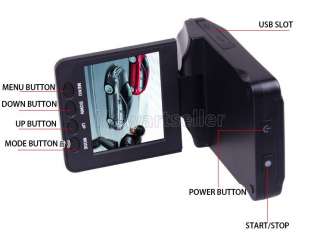 LCD HD portable Car DVR Video Recorder Camcorder 6 IR Led  
