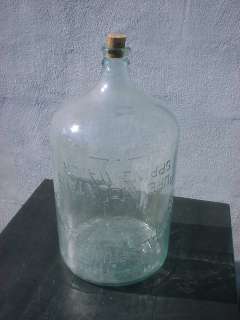 Gallon,Antique Water Bottle,& Wood Holder,1937  
