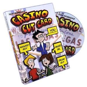  Magic DVD Casino Cut Card by Thom Peterson Toys & Games