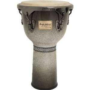   Percussion 12 Inch Master Platinum Fade Djembe Musical Instruments