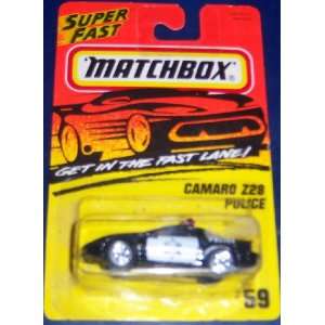  Matchbox #59 Camaro Z 28 Police Toys & Games