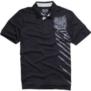  Fox Racing Ride or Die Polo Shirt   Medium/Black 