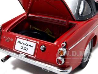   18 scale diecast car model of datsun fairlady 2000 sr311 red die cast