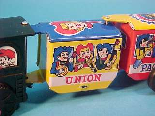 VINTAGE TRAIN UNION PACIFIC EXPRESS TIN WIND UP JAPAN  