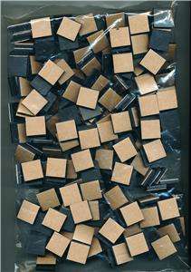 Bulk .5 square MAGNETS adhesive backed 250 pc crafts  