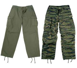Vintage Vietnam Era Army 6 Pocket Cargo Fatigue Pants  