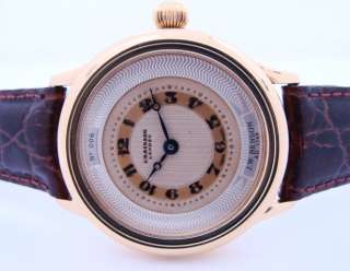 Very Rare WW II Vintage J.W. Benson Mens 18K Yellow Gold Watch  