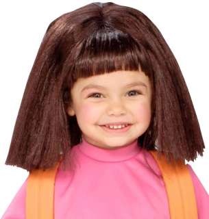 Dora the Explorer Brown Dress Up Child Costume Wig  